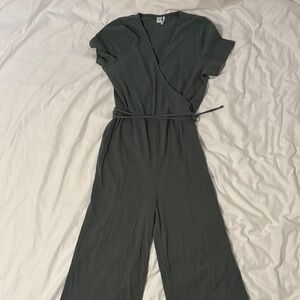 Twik Forest Green Belted Jumpsuit